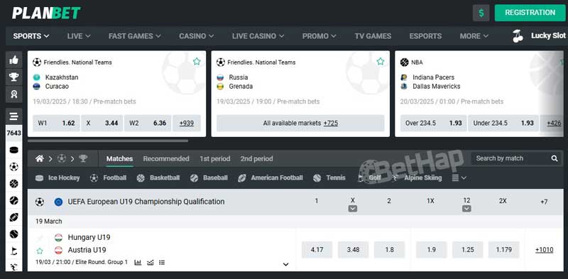 Planbet Sports Betting