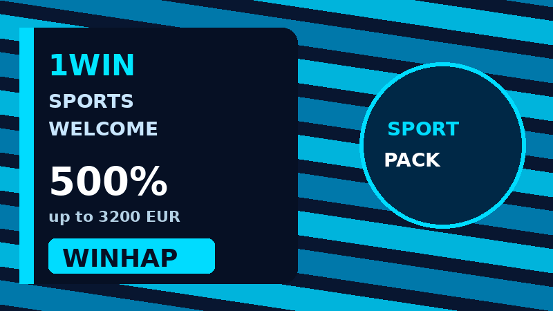 1win sports welcome 500% up to 3200 EUR with WINHAP