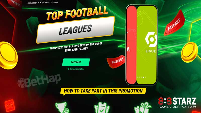 888Starz Top Football Leagues Promotion