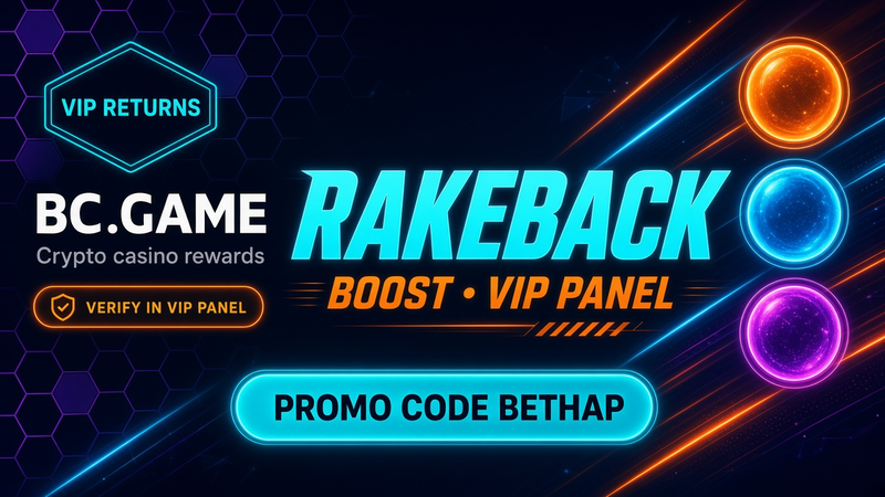 BC Game rakeback boost