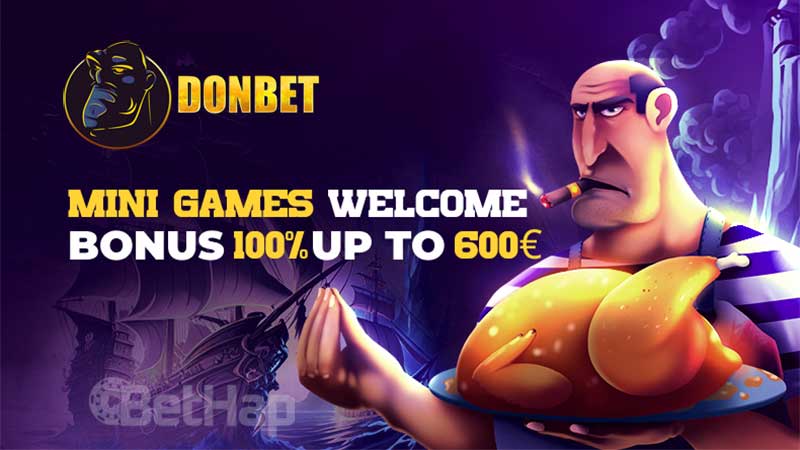 Donbet&rsquo;s Mini 100% Welcome Bonus &ndash; Up to &euro;/$600