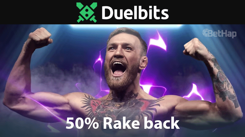 Duelbits 50% Rakeback Welcome Bonus