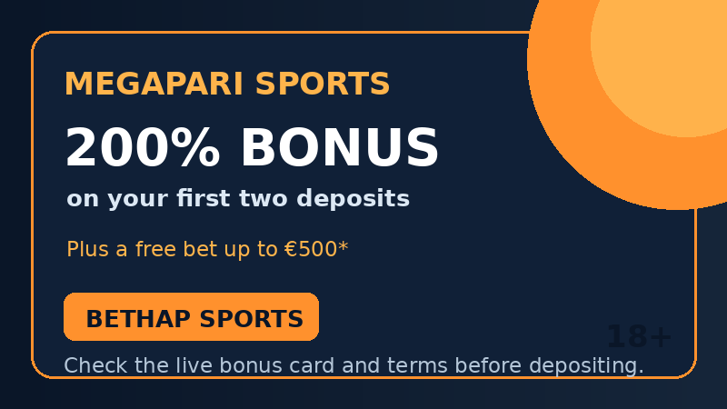 Megapari sports welcome bonus