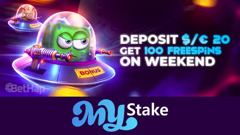 MyStake 100 Free Spins on Weekend