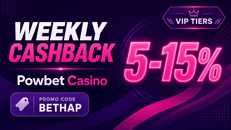 Powbet weekly cashback