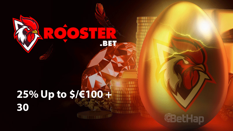 Rooster Casino Tuesday Reload Bonus