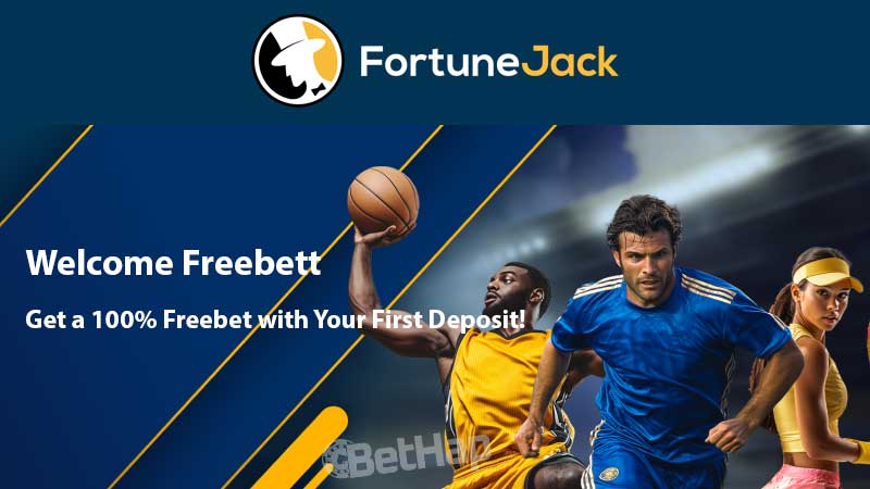 Score a 100% Free Bet Bonus at FortuneJack – Up to $200