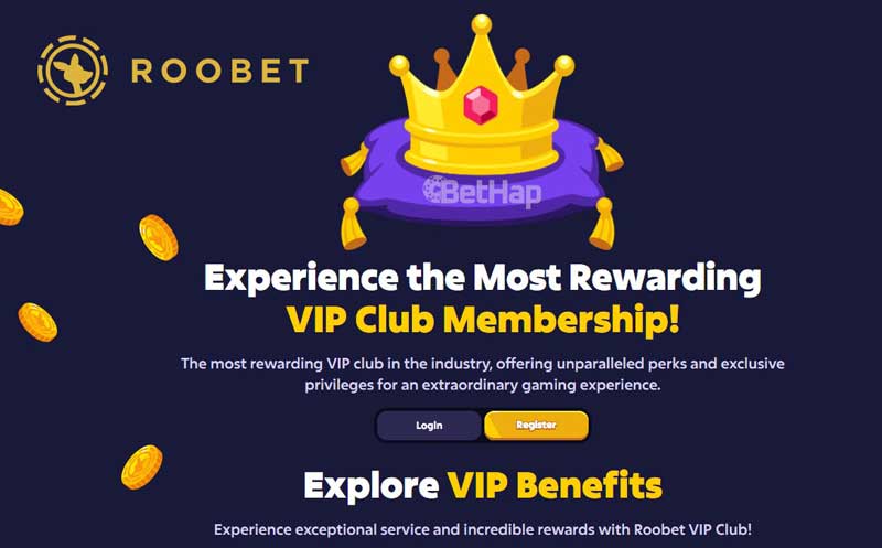 Roobet casino VIP Club - RooWards