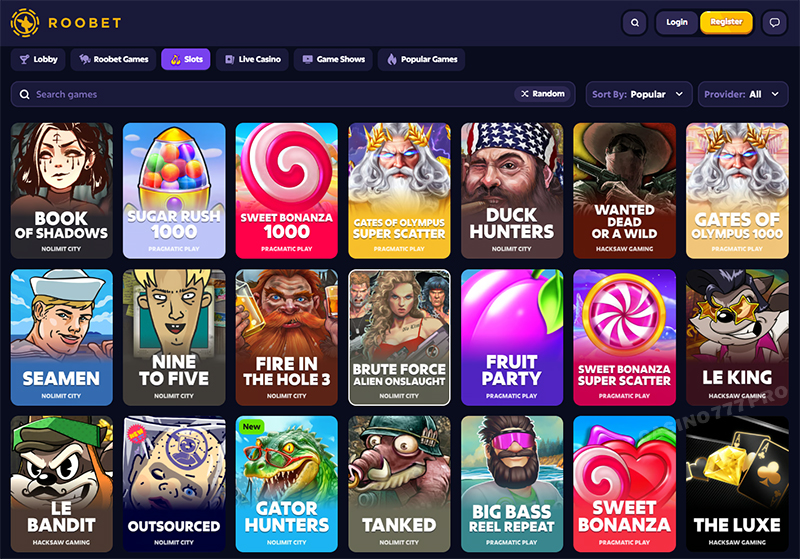 Roobet Slots