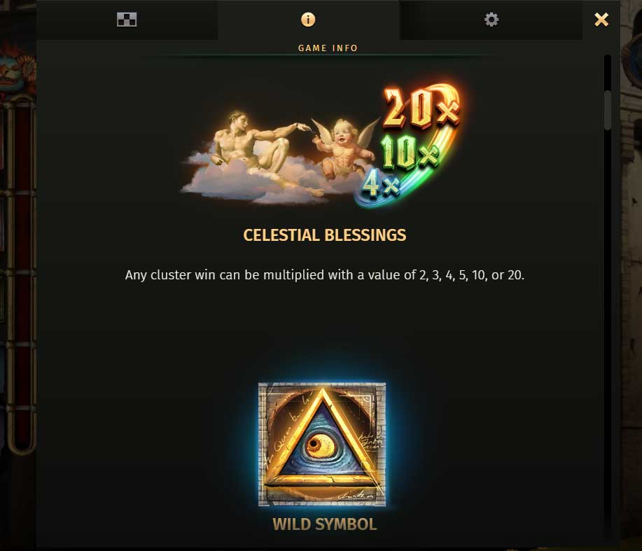 Symbols and Payouts at Tarasque Slot