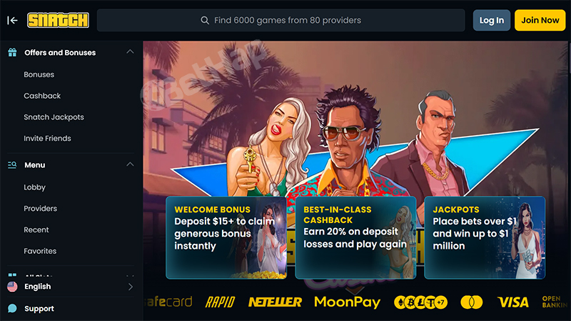 Snatch Design and Interface