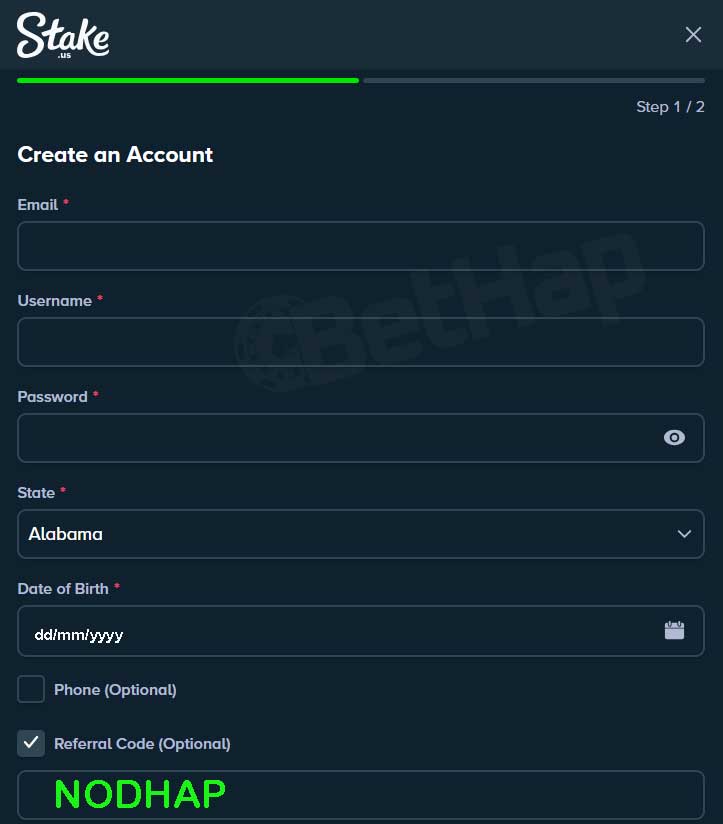 How to Get Stake US No Deposit Offer?