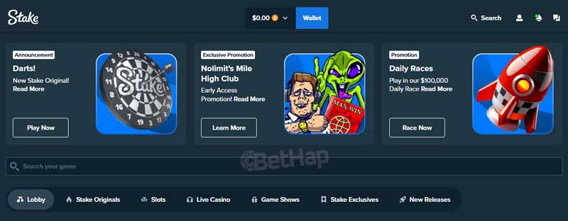 More About Stake Casino