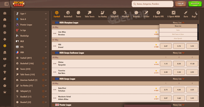 Stonevegas Sports Betting