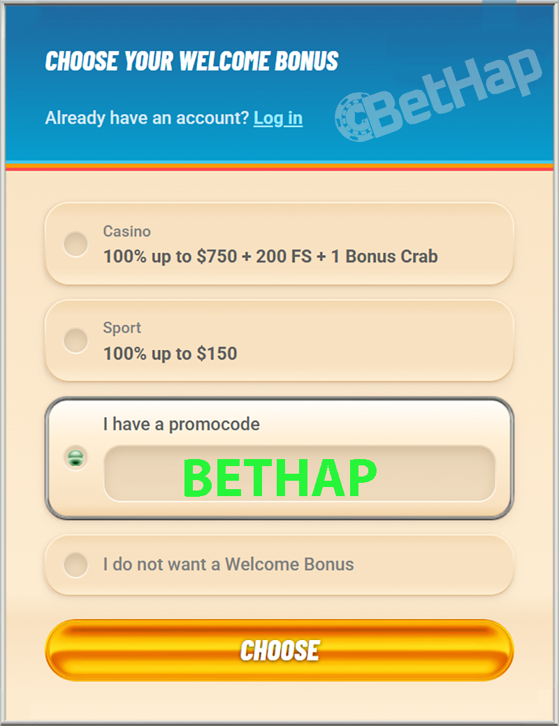 Vegasino Sign Up Process