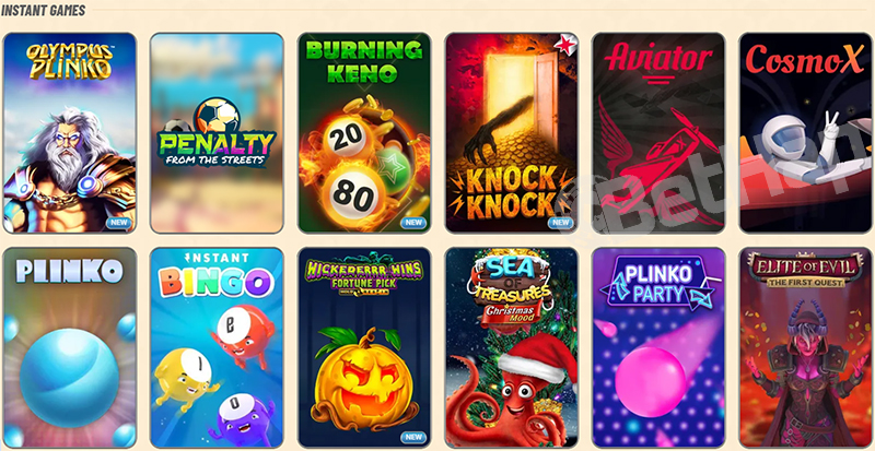 Vegasino Other Games